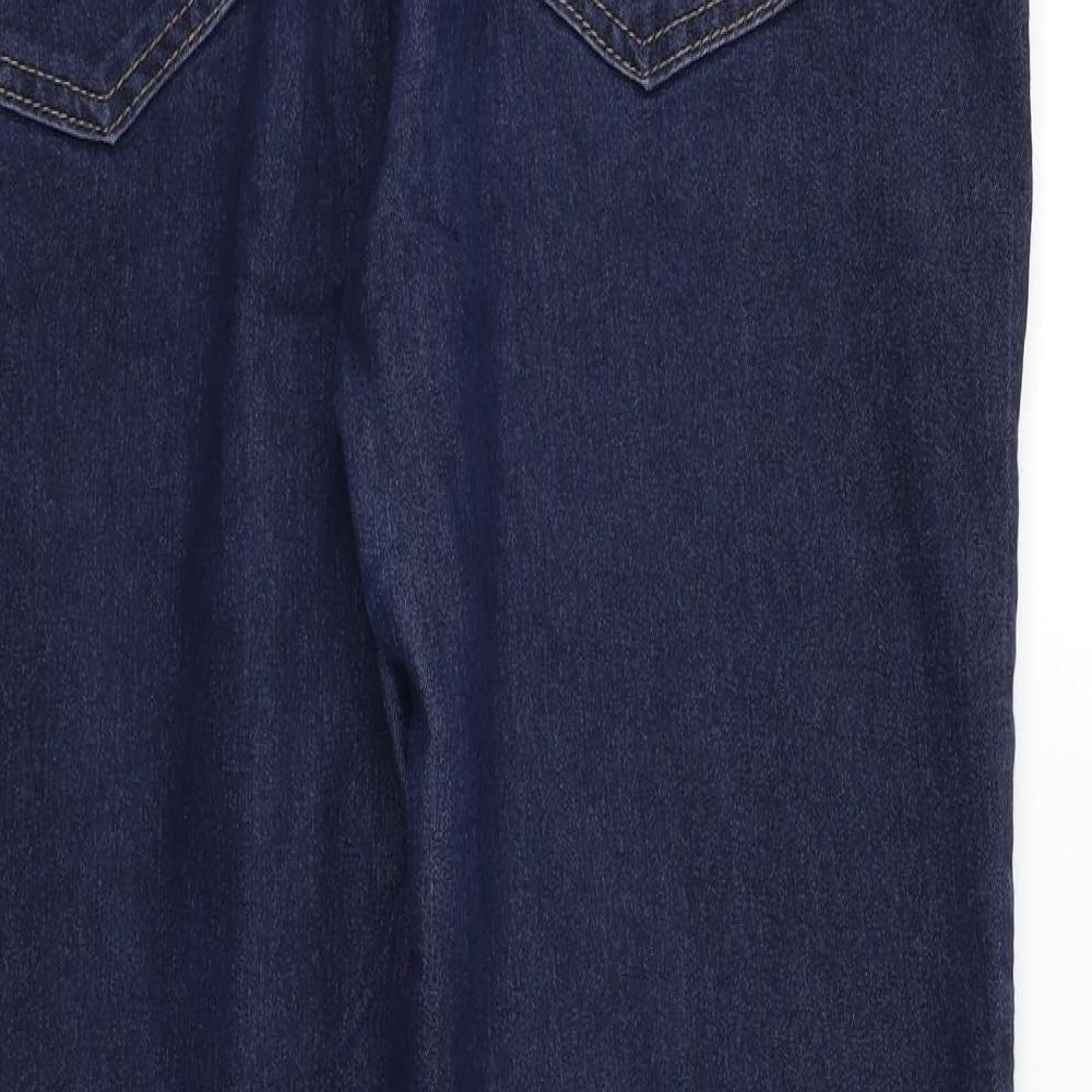Wallis Womens Blue   Straight Jeans Size 16 L26 in