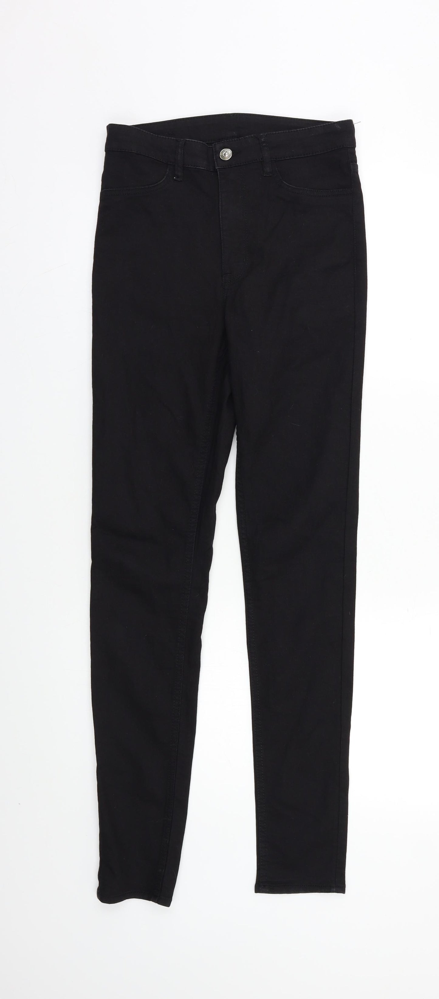 H&M Womens Black   Skinny Jeans Size 8 L28 in