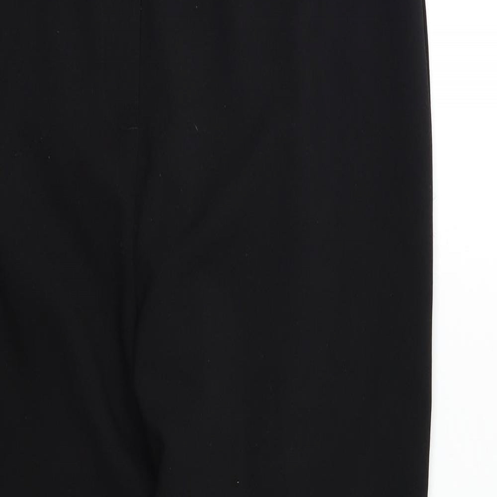 Papaya Womens Black   Dress Pants Trousers Size 14 L26 in
