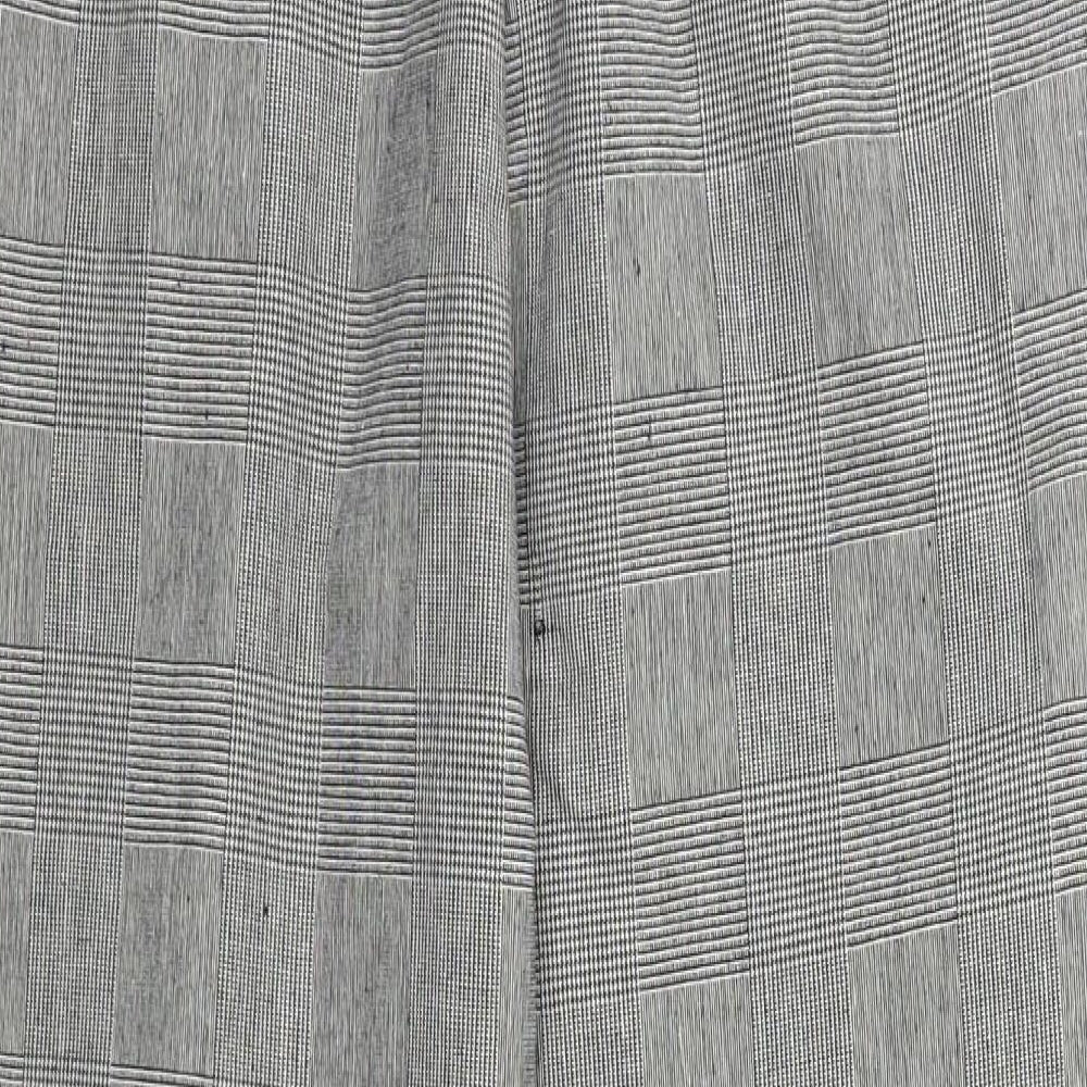 Preworn Womens Grey Check  Trousers  Size 8 L25 in