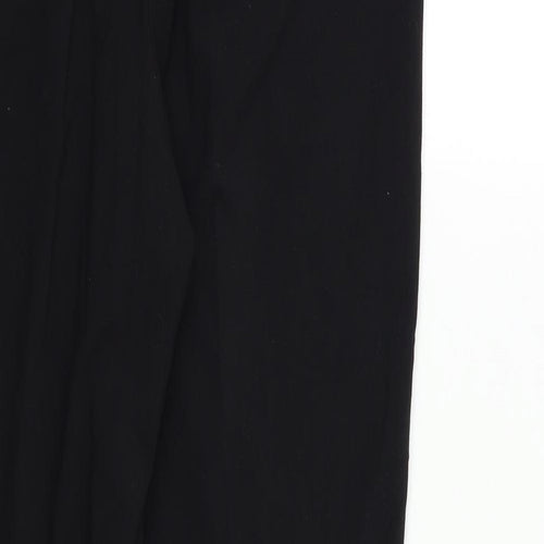 M &Co Womens Black   Dress Pants Trousers Size 14 L25 in