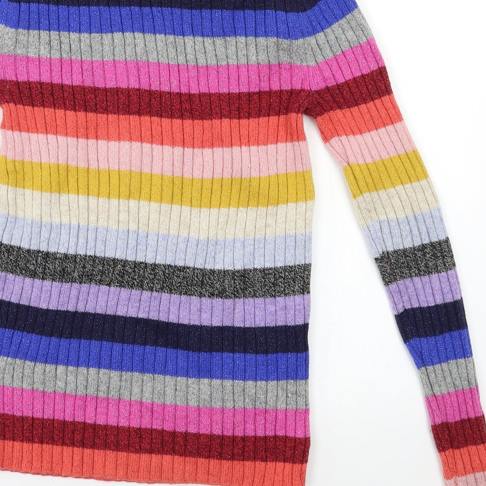 Gap Womens Multicoloured Striped  Pullover Jumper Size XS