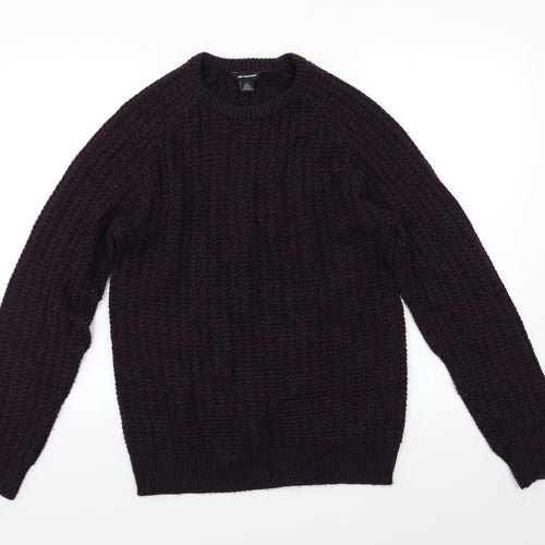 Cedar Wood State Mens Purple   Pullover Jumper Size S