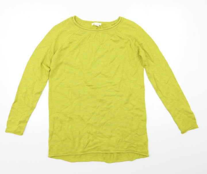 H&M Womens Yellow   Pullover Jumper Size S