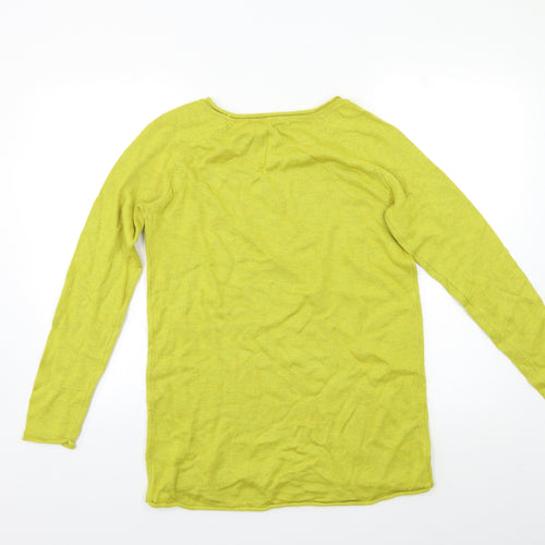 H&M Womens Yellow   Pullover Jumper Size S