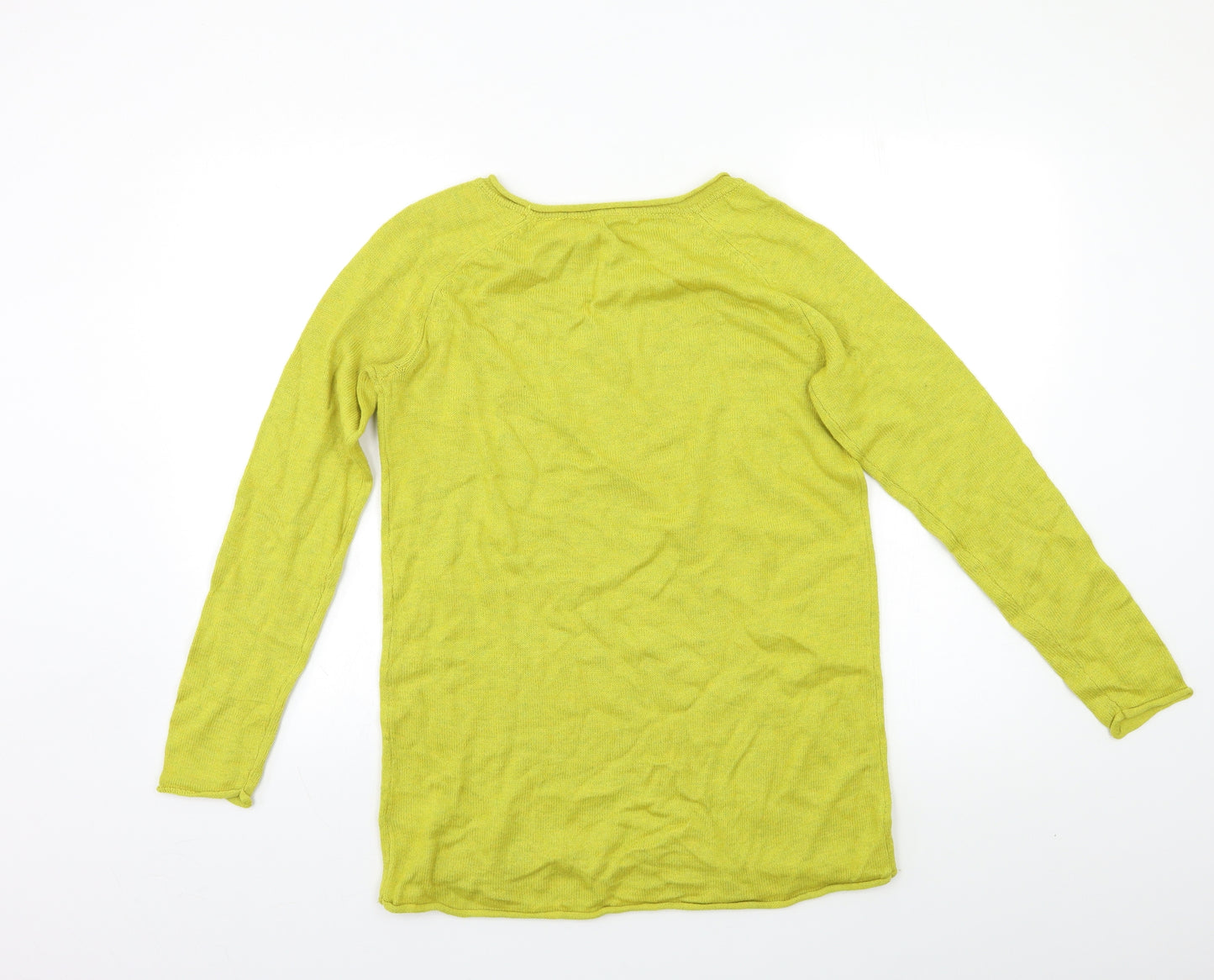 H&M Womens Yellow   Pullover Jumper Size S