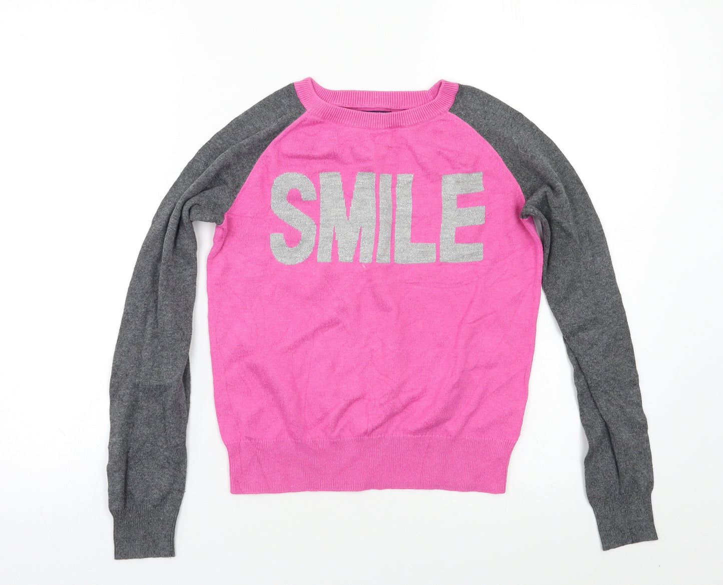 Gap Girls Ivory   Pullover Jumper Size 12 Years  - Smile