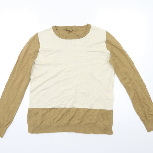 NEXT Womens Beige   Pullover Jumper Size 10