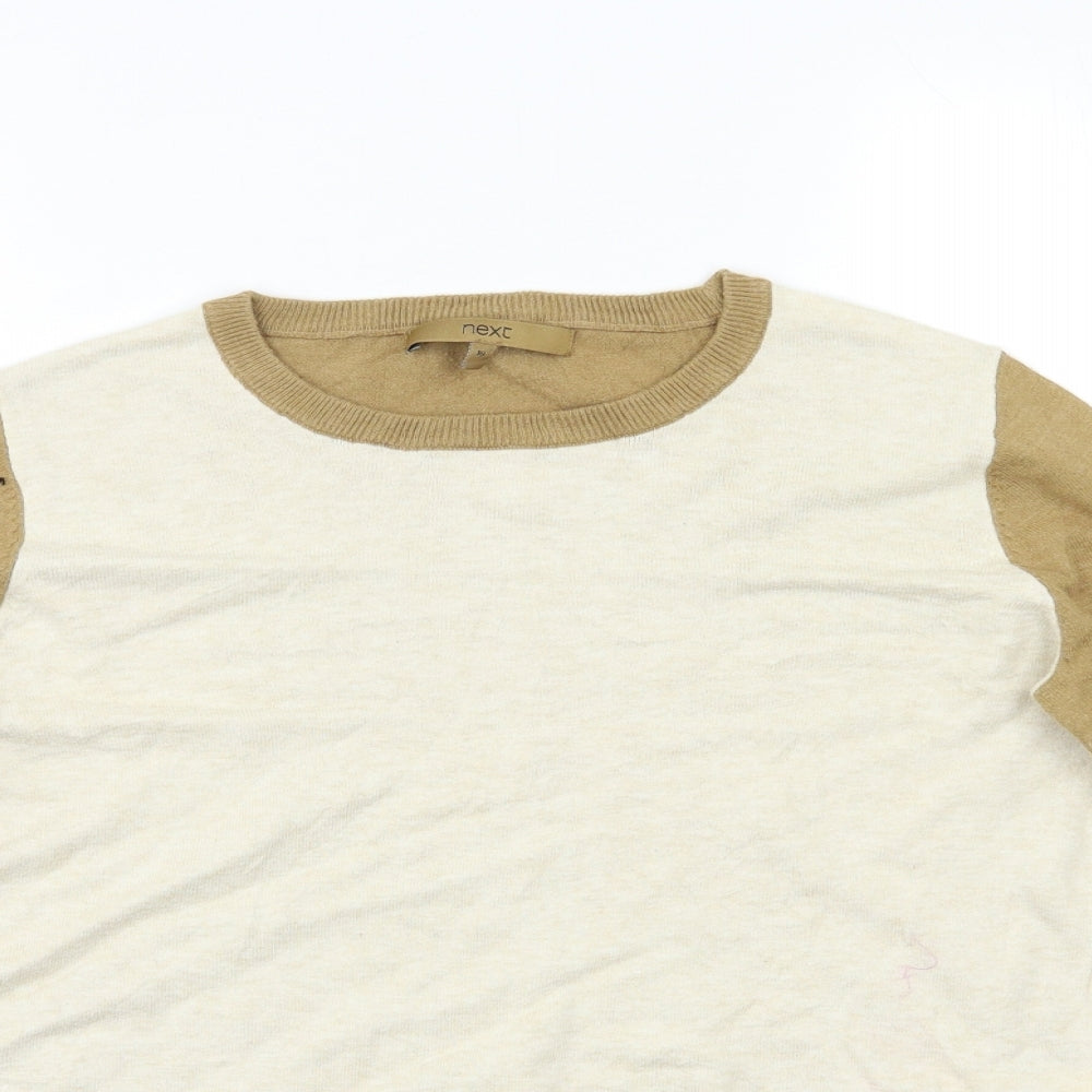 NEXT Womens Beige   Pullover Jumper Size 10
