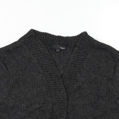 NEXT Womens Black   Shrug Jumper Size 14