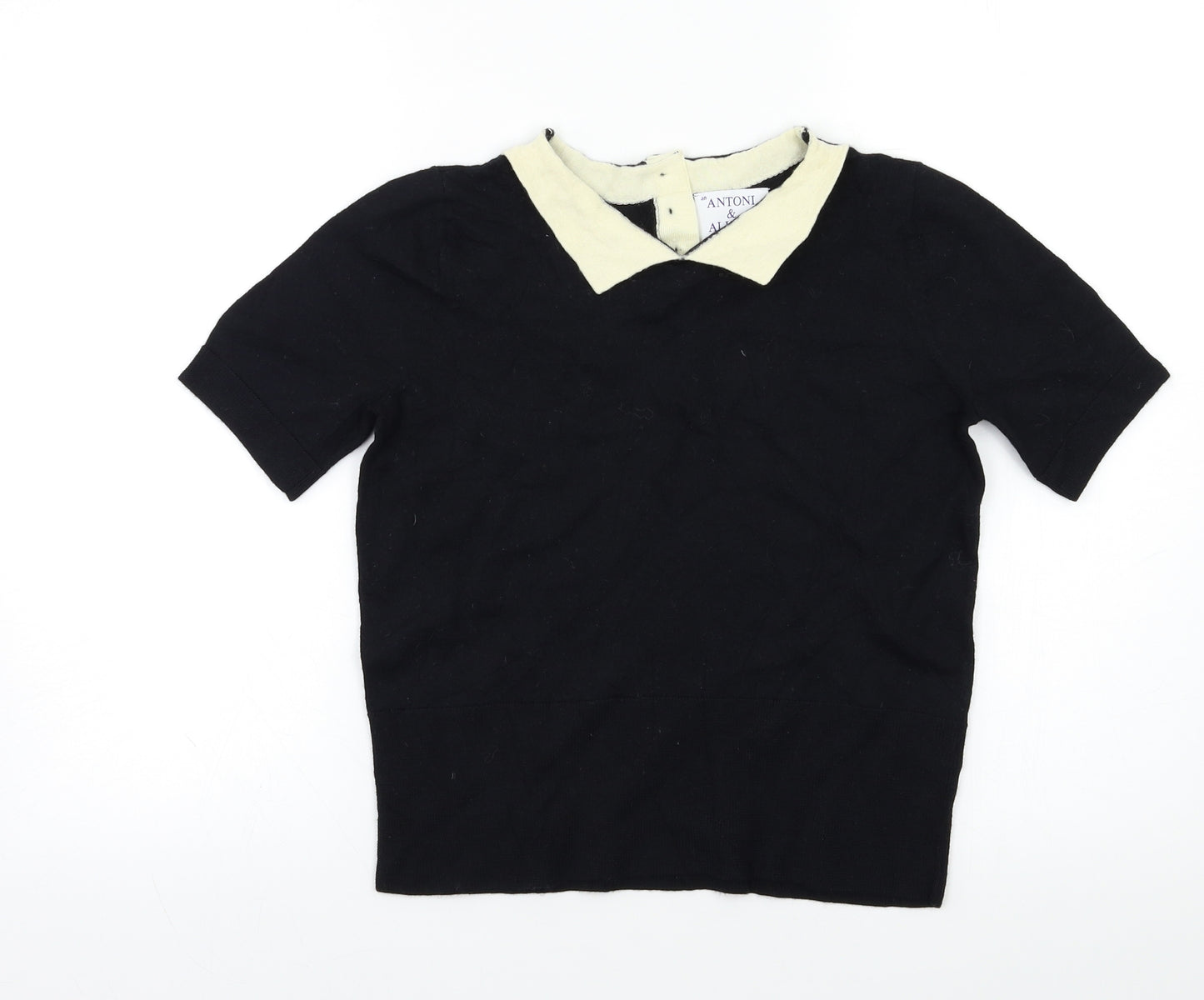 Antoni & Alison Womens Black   Pullover Jumper Size L