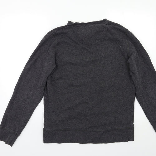 Brave Soul Mens Grey   Pullover Sweatshirt Size L