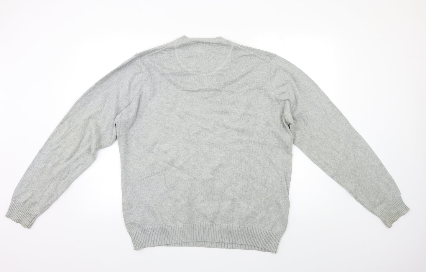 M&S Mens Grey   Pullover Jumper Size L