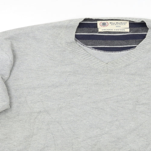 M&S Mens Grey   Pullover Jumper Size L