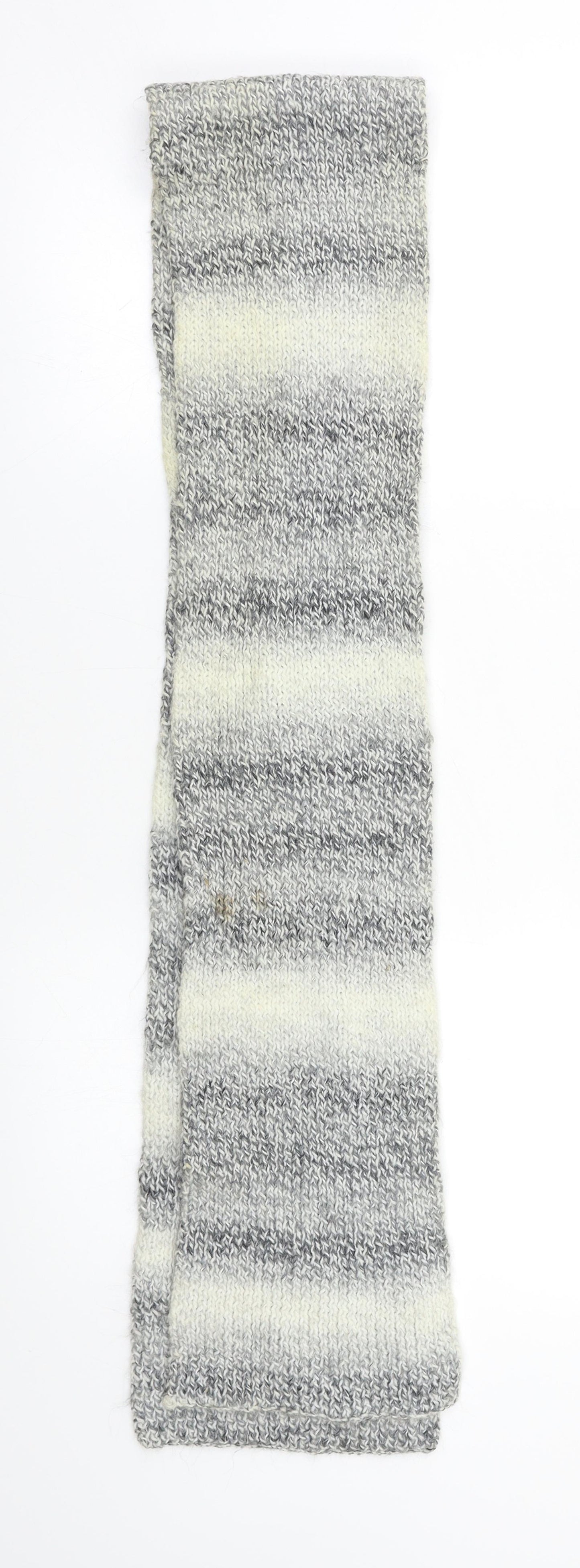 Preworn Womens Grey Striped   Scarf