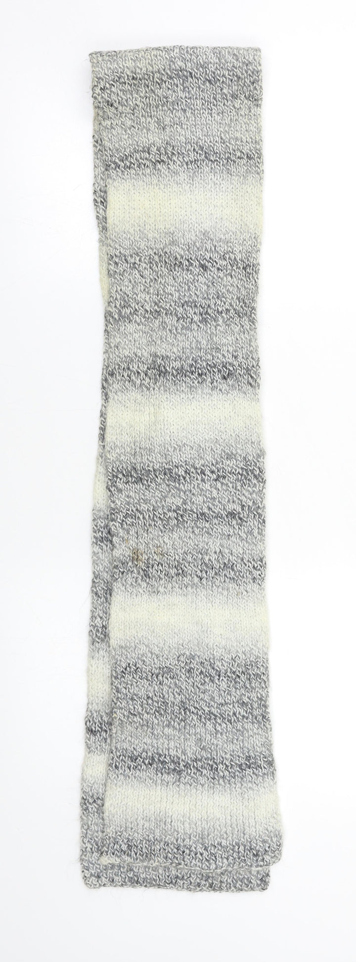 Preworn Womens Grey Striped   Scarf