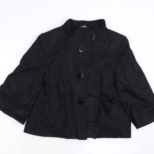 BHS Womens Black   Jacket  Size 10