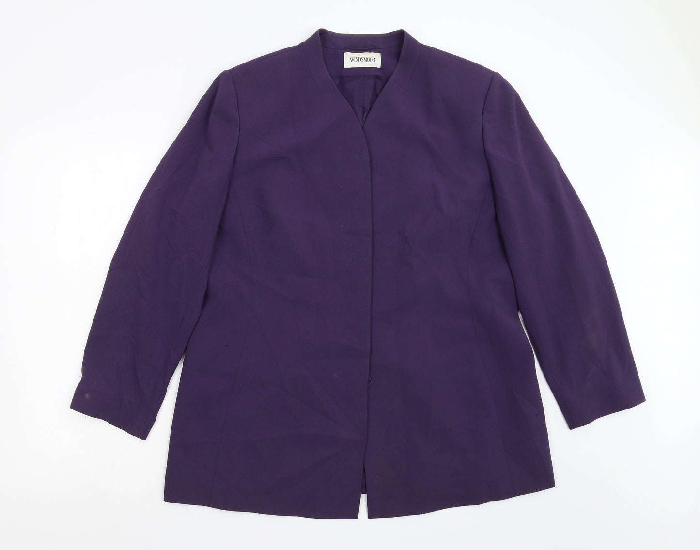 Windsmoor Womens Purple   Jacket Blazer Size 18
