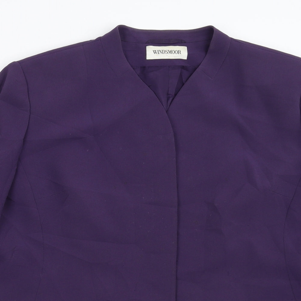 Windsmoor Womens Purple   Jacket Blazer Size 18