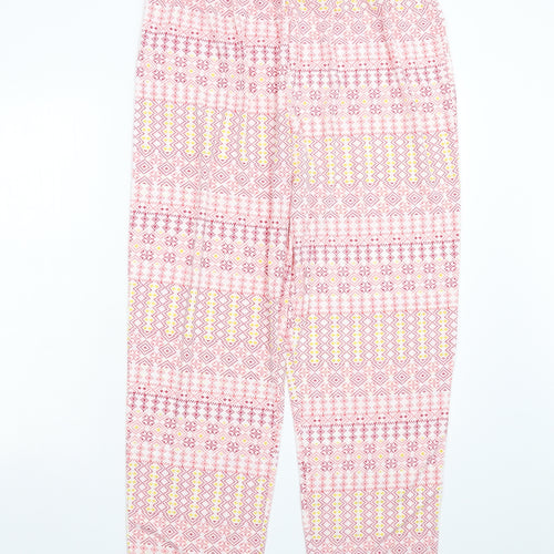 Damart Womens Multicoloured Geometric  Trousers  Size XL L30 in
