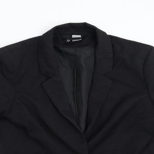Divided Womens Black   Jacket Blazer Size 12