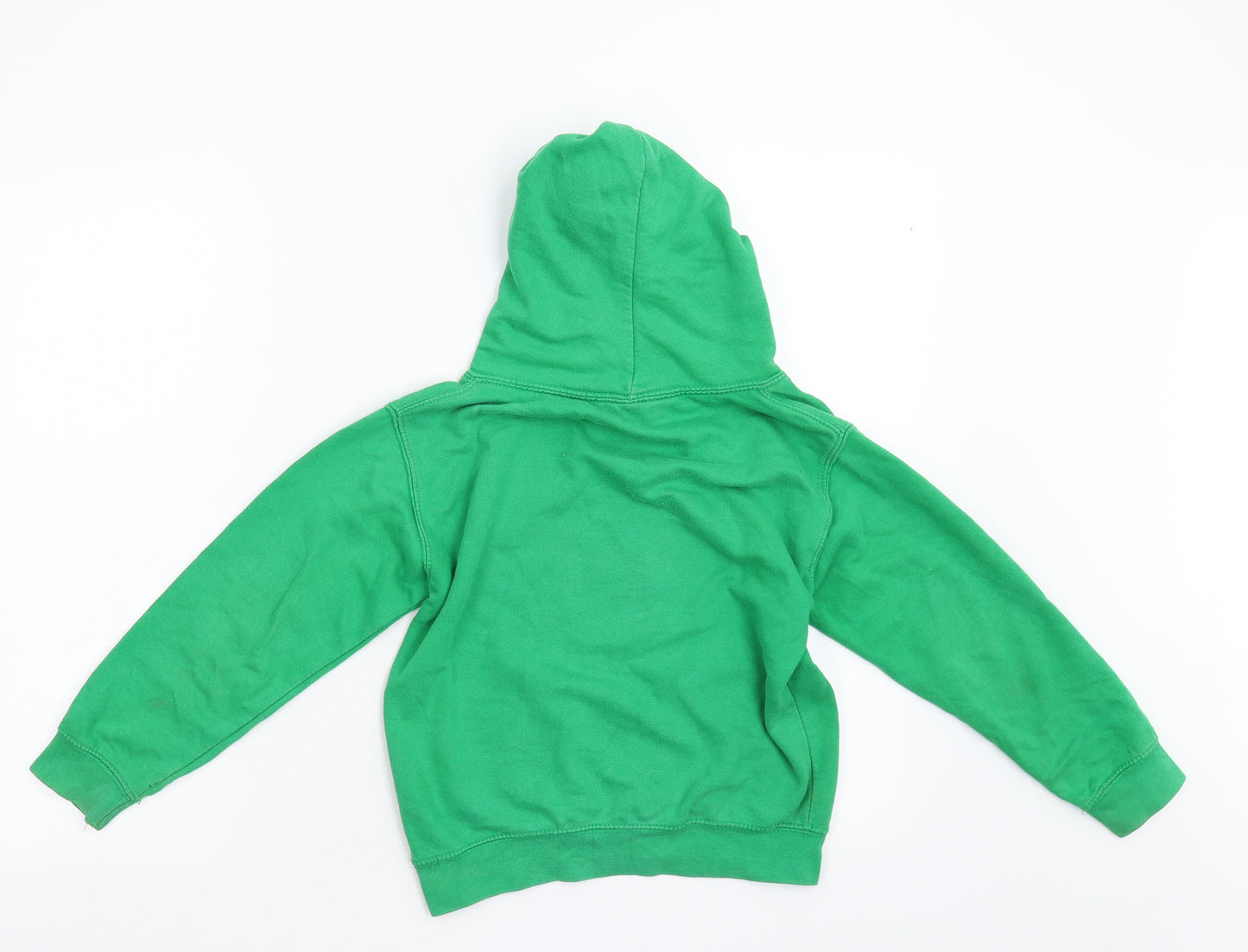 Just Hoods Boys Green   Pullover Hoodie Size 7-8 Years