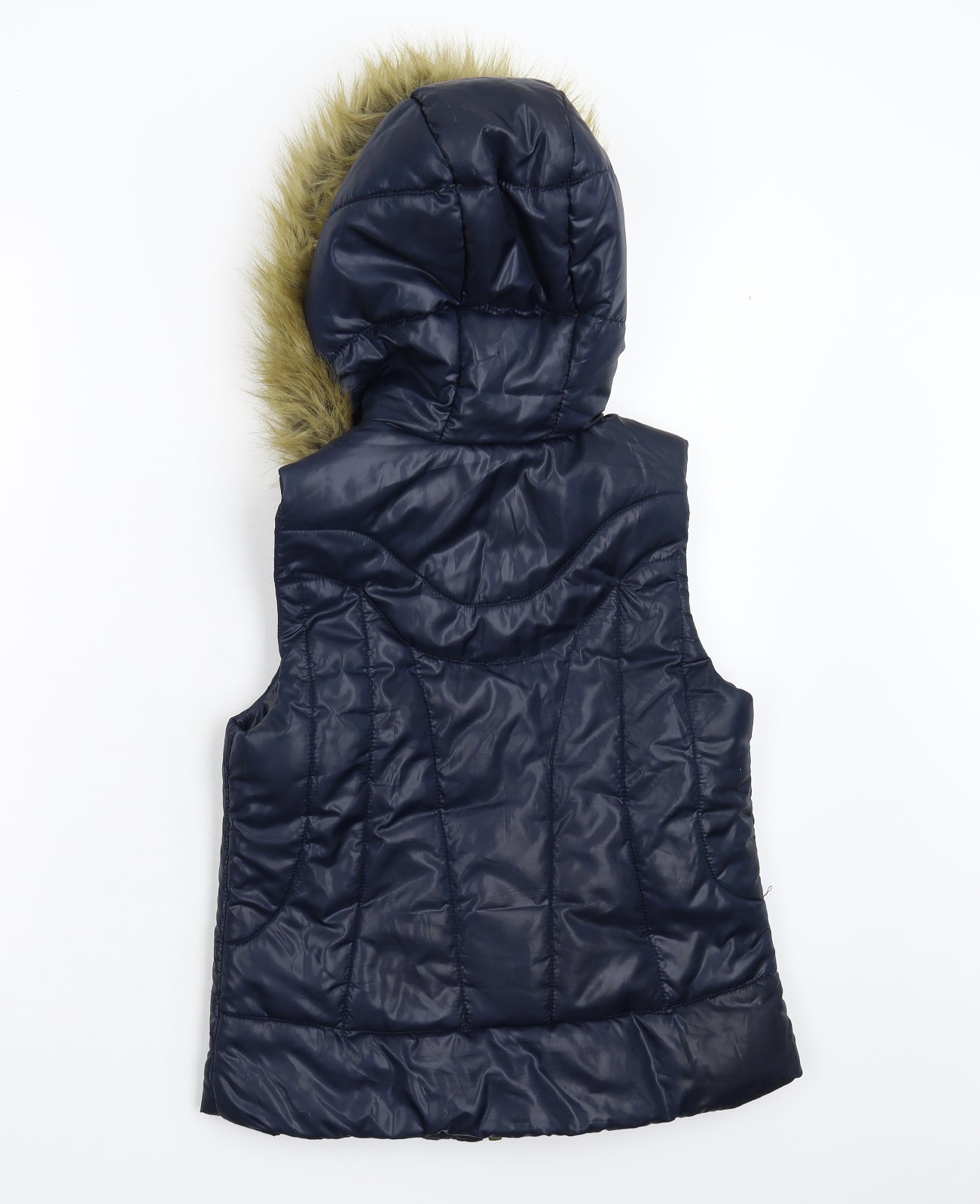 River Island Womens Blue   Gilet Waistcoat Size 8