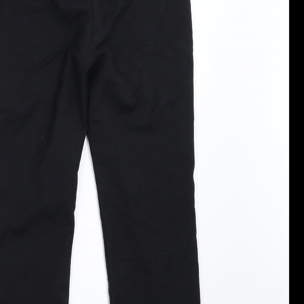 Zara Womens Black   Cropped Trousers Size S L24 in
