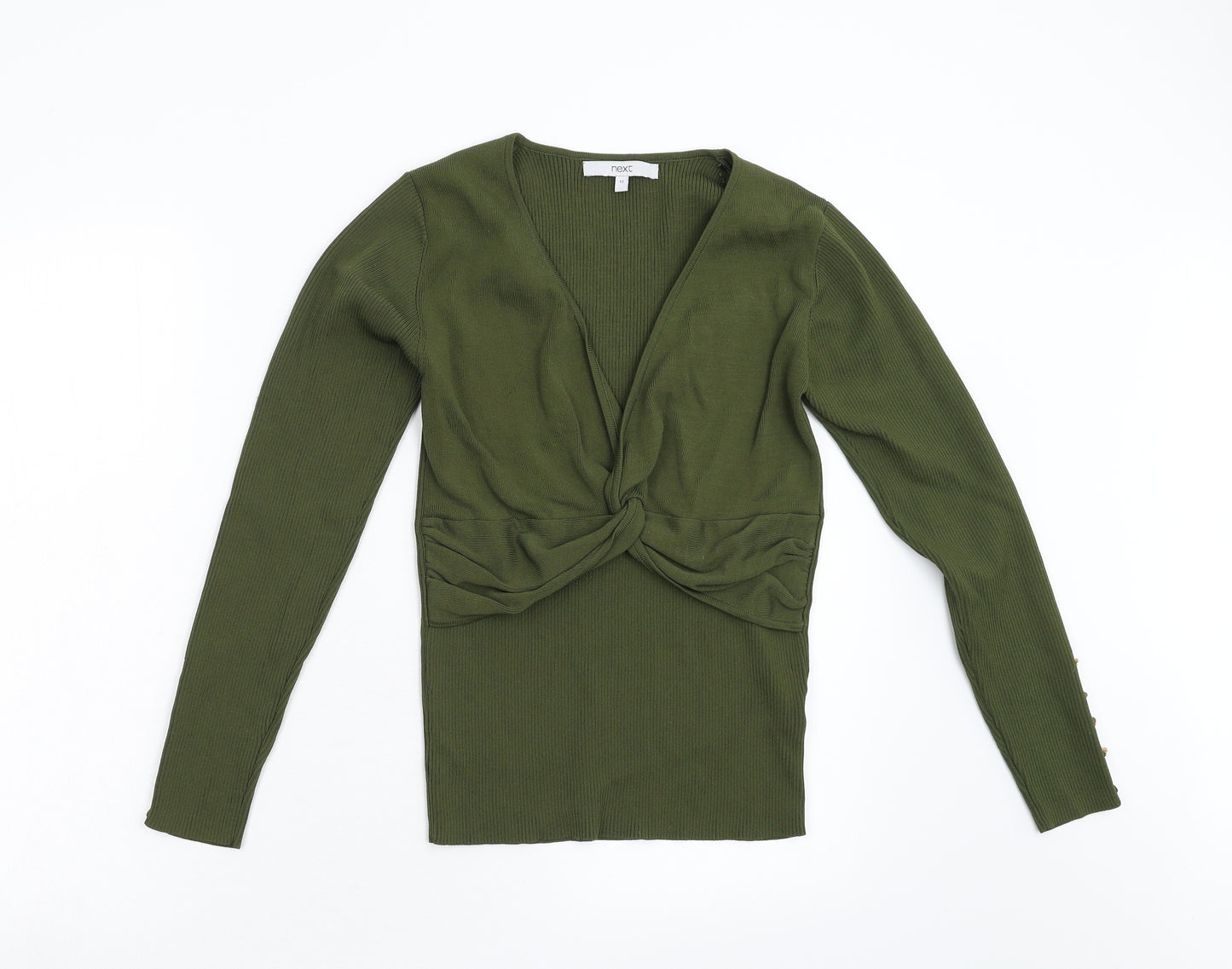 NEXT Womens Green  Knit Pullover Jumper Size 12