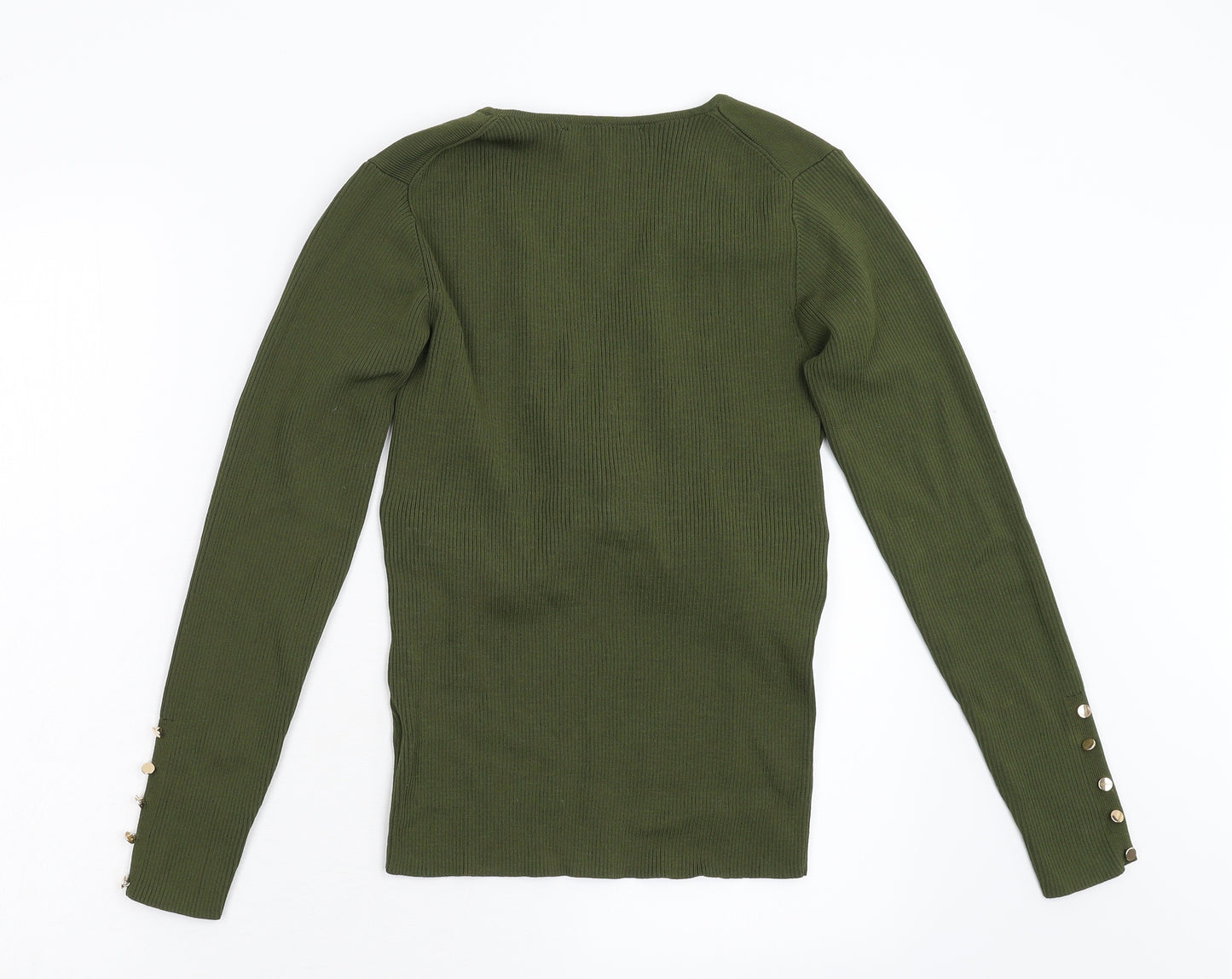 NEXT Womens Green  Knit Pullover Jumper Size 12