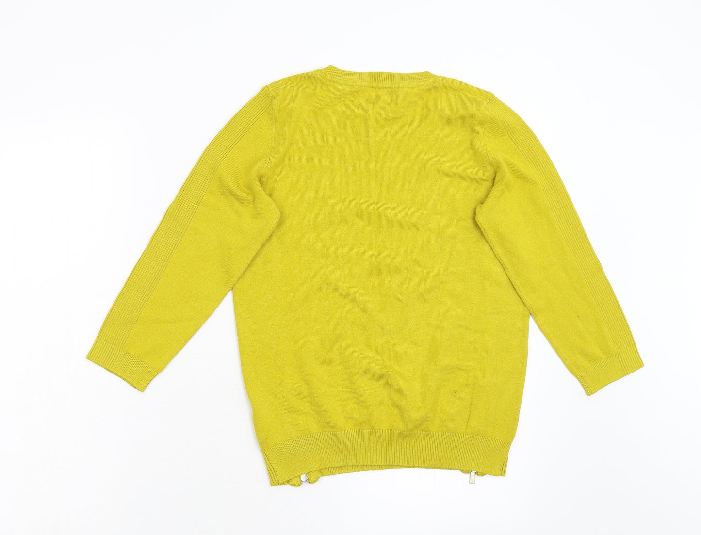 Red Herring Womens Yellow   Pullover Jumper Size 10