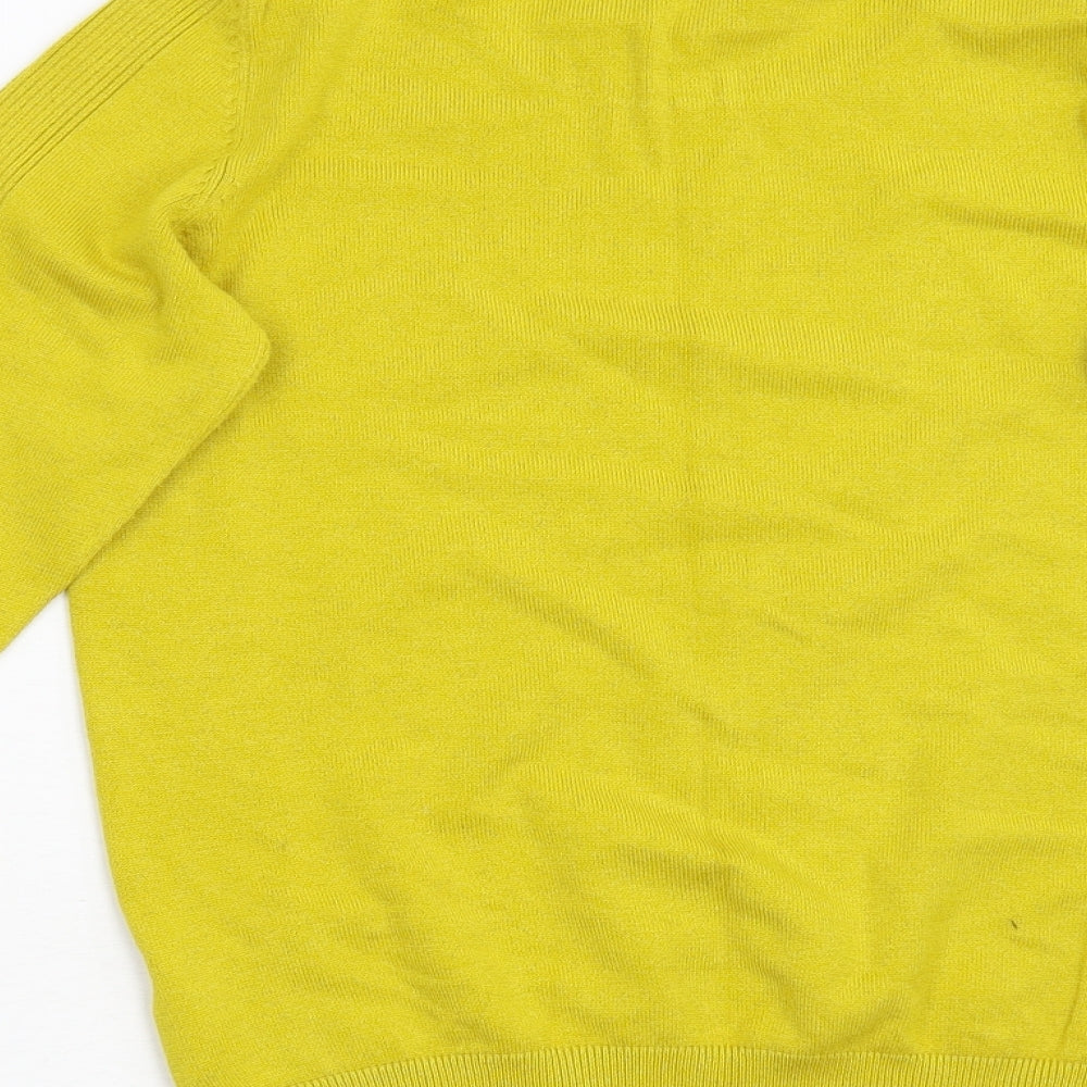 Red Herring Womens Yellow   Pullover Jumper Size 10