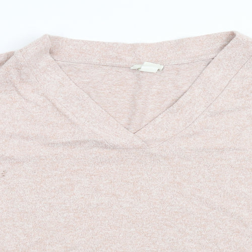 H&M Womens Pink   Pullover Jumper Size M