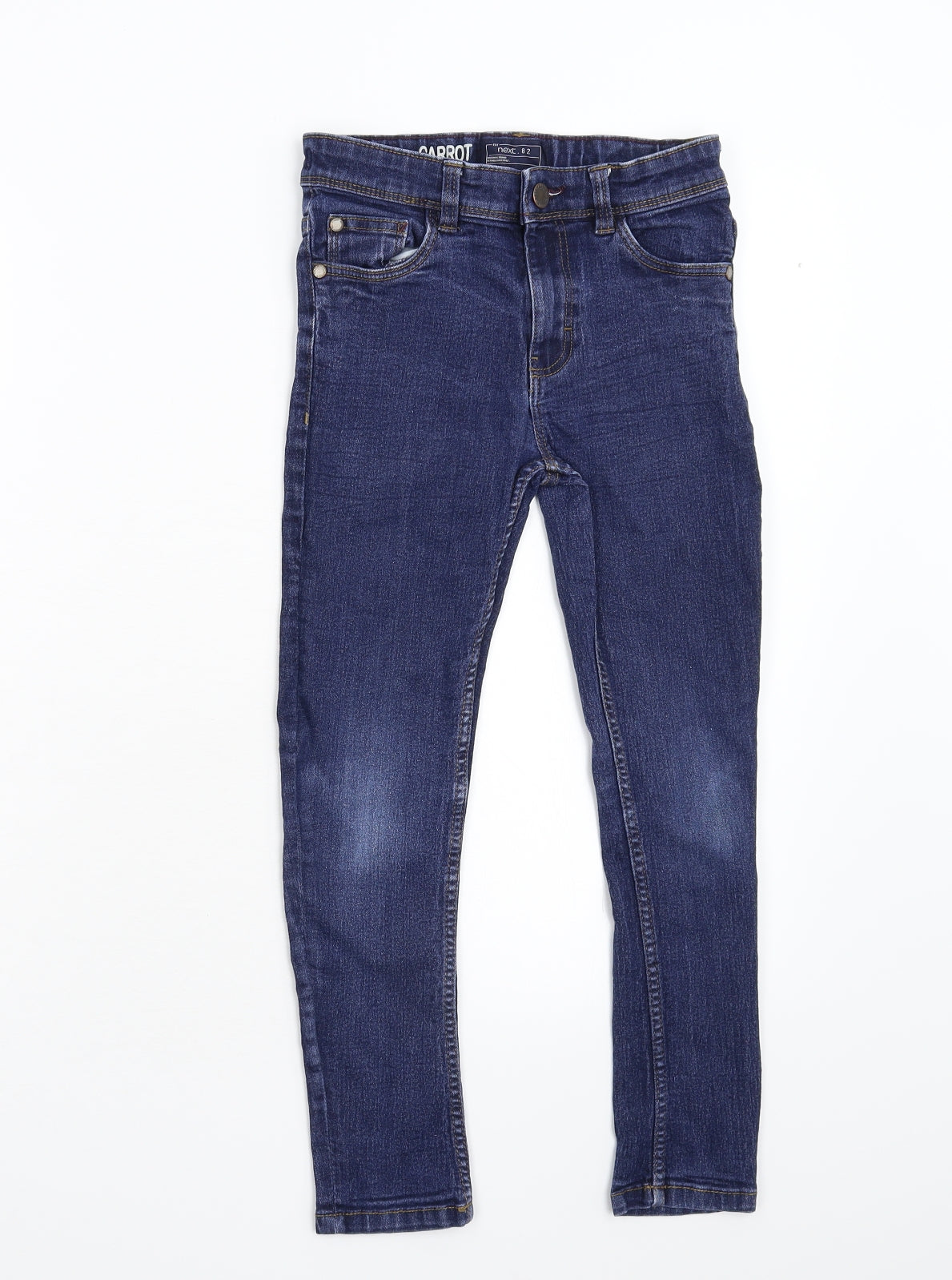 NEXT Girls Blue  Denim Tapered Jeans Size 7 Years
