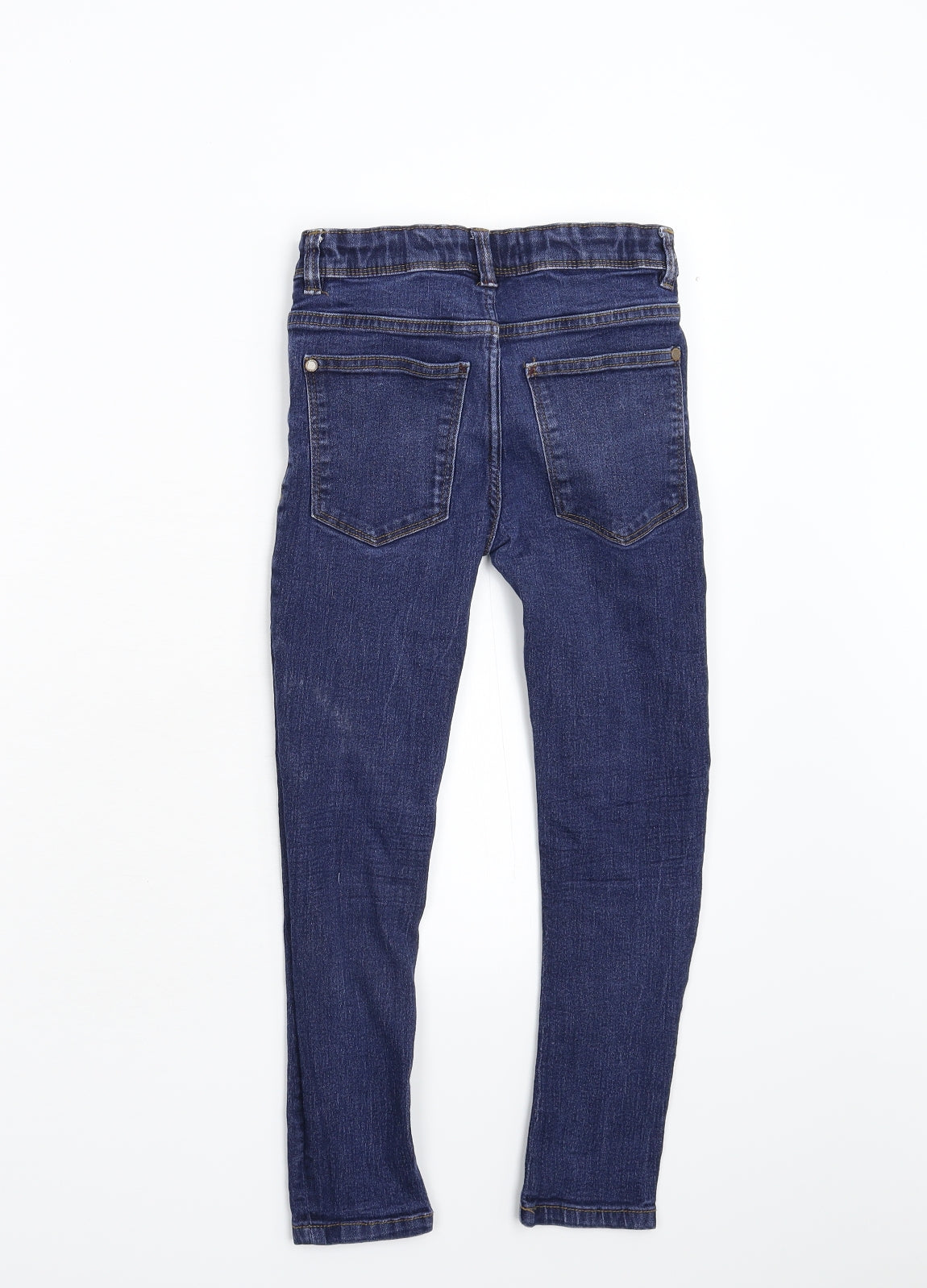 NEXT Girls Blue  Denim Tapered Jeans Size 7 Years