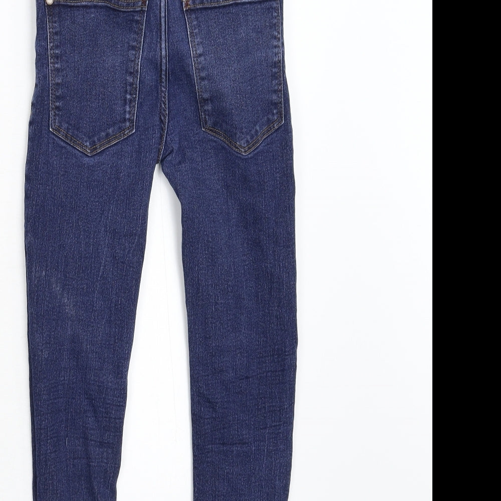 NEXT Girls Blue  Denim Tapered Jeans Size 7 Years