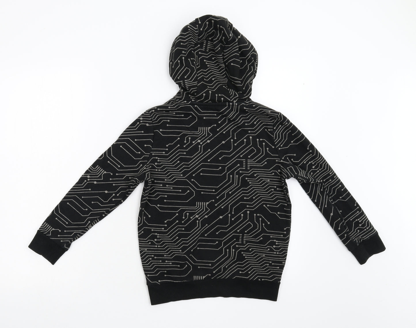 F&F Boys Black   Pullover Hoodie Size 8-9 Years