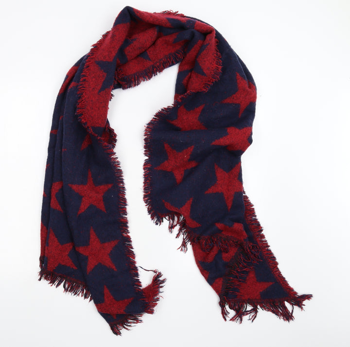 Preworn Unisex Multicoloured Geometric Knit  Scarf