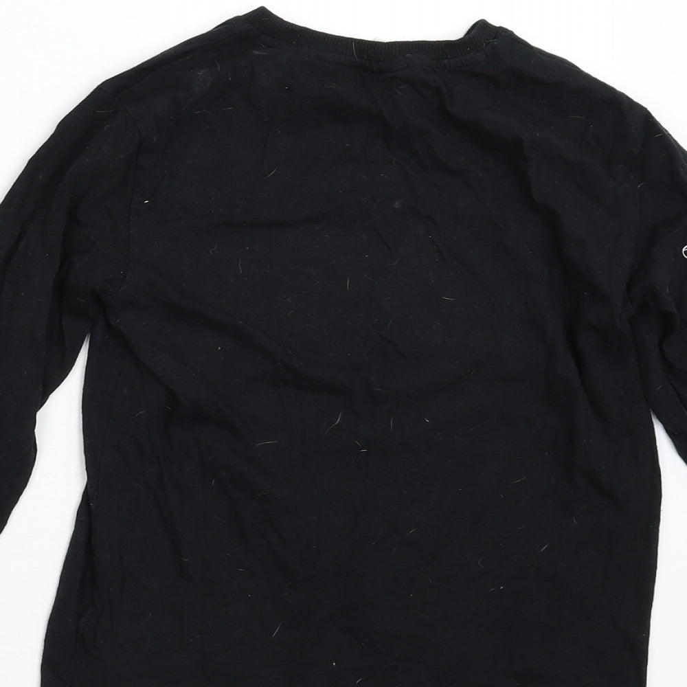 NEXT Boys Black   Basic T-Shirt Size 8 Years  - Marvel