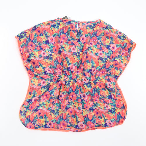 Primark Girls Multicoloured Floral  Basic Blouse Size 9-10 Years