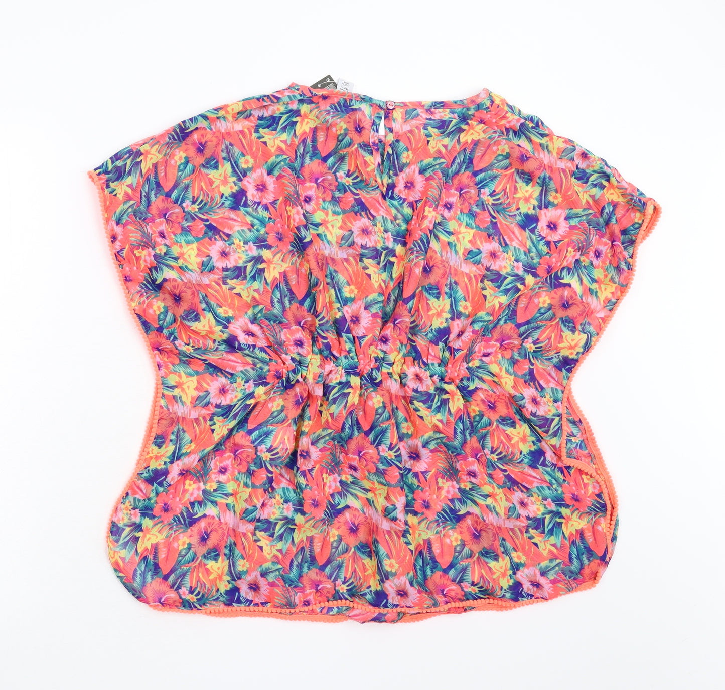 Primark Girls Multicoloured Floral  Basic Blouse Size 9-10 Years