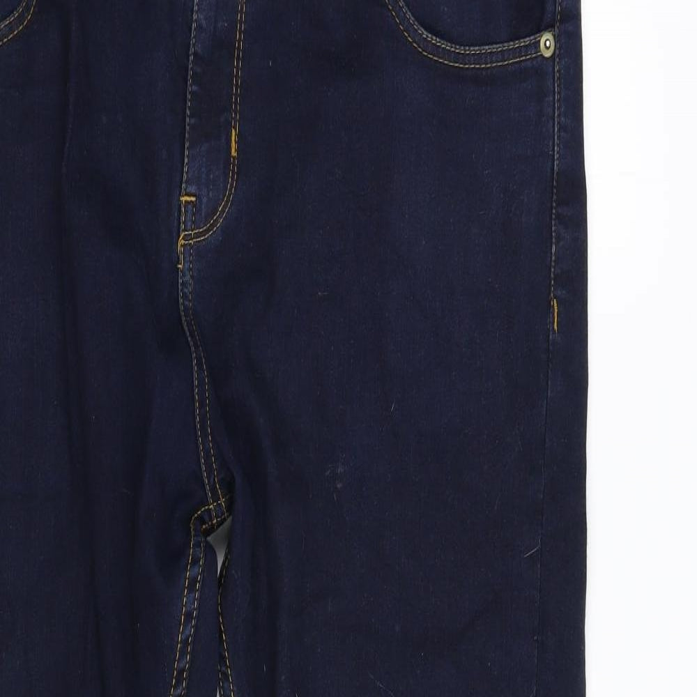 Boohoo Man Mens Blue  Denim Straight Jeans Size 36 L30 in