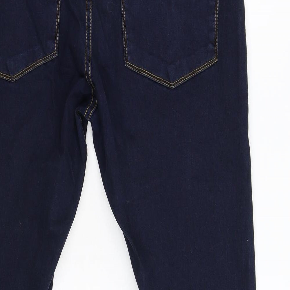 Boohoo Man Mens Blue  Denim Straight Jeans Size 36 L30 in