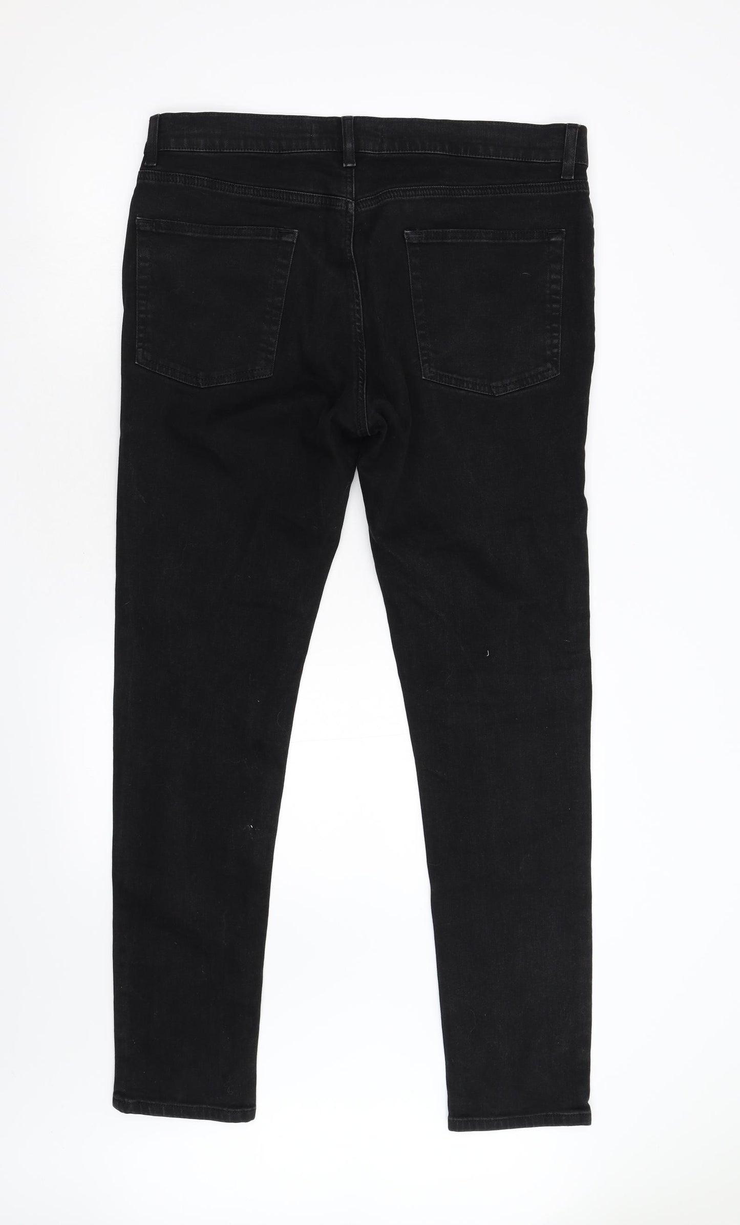 Topman Womens Black  Denim Skinny Jeans Size 36