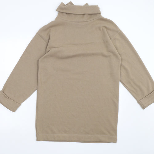 Zara Womens Brown   Pullover Jumper Size S