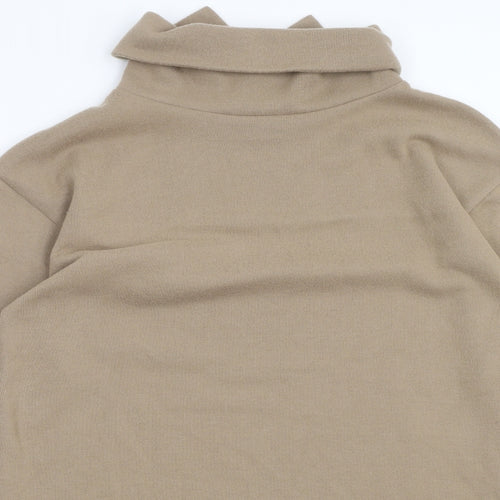 Zara Womens Brown   Pullover Jumper Size S
