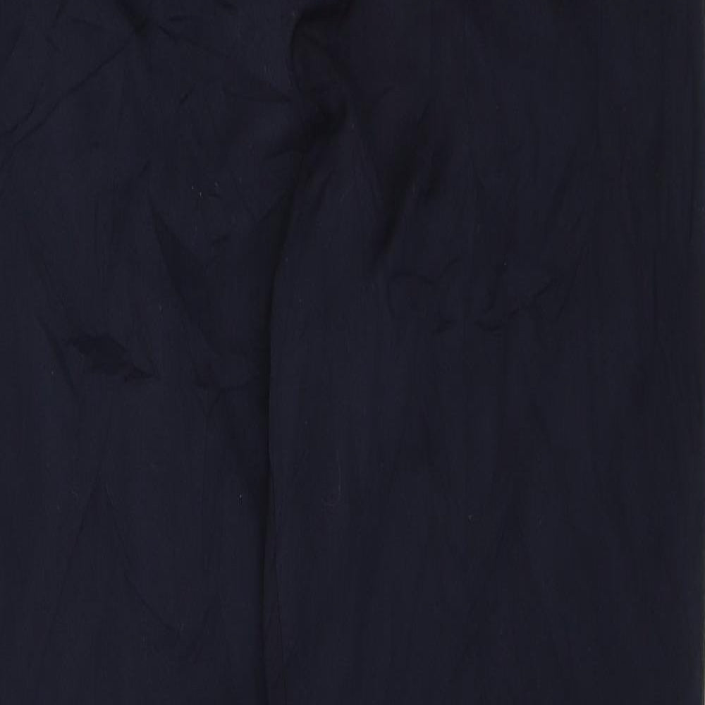 M&S Womens Blue   Dress Pants Trousers Size 12 L28 in