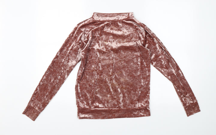 QED London Womens Pink Pullover Jumper Size S