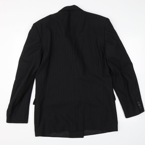 Chatsworth Mens Black   Jacket Blazer Size 40