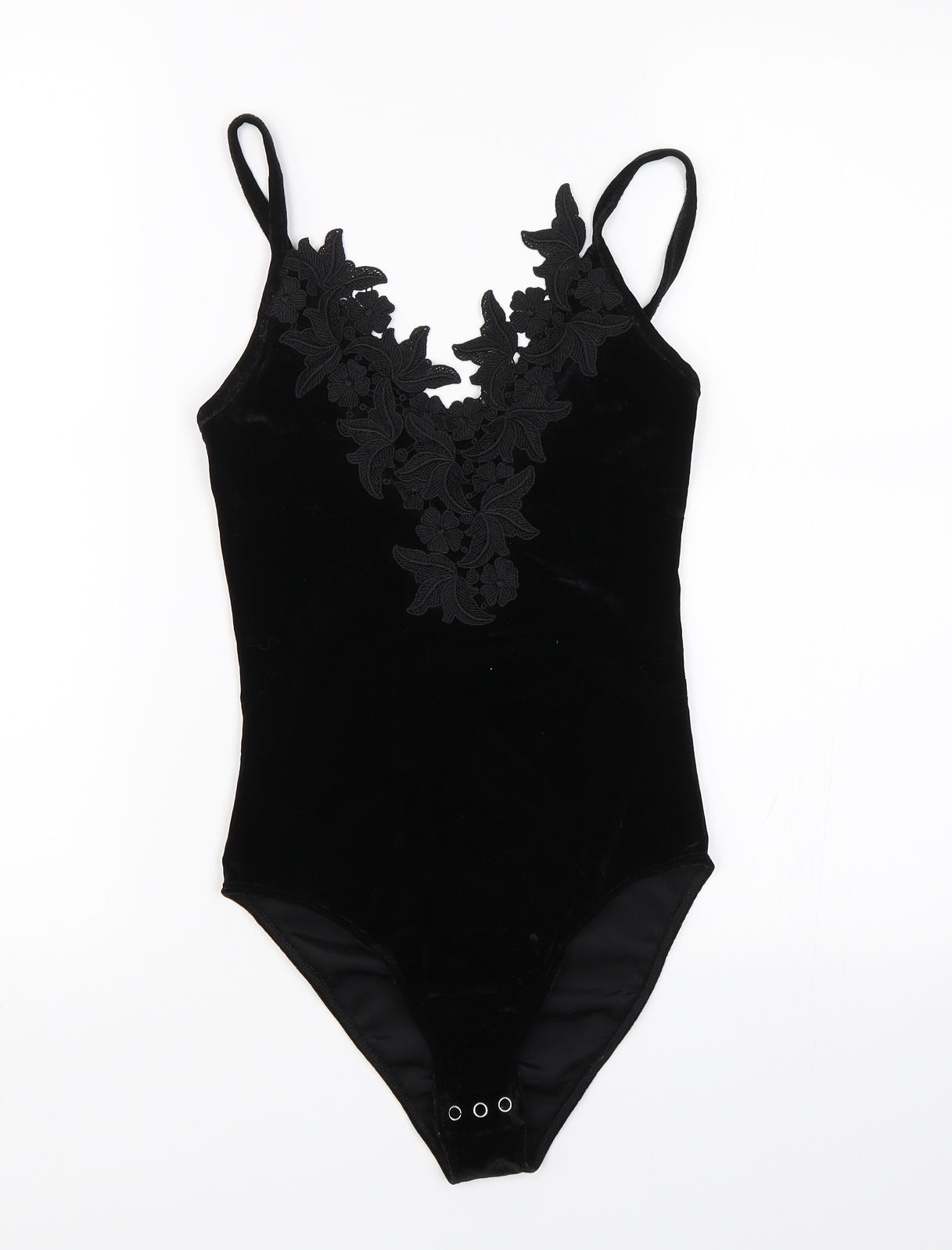 Topshop Womens Black   Bodysuit One-Piece Size 6